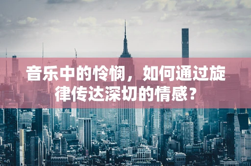 音乐中的怜悯，如何通过旋律传达深切的情感？